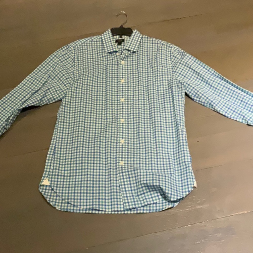 Men's Blue Checkered Shirt